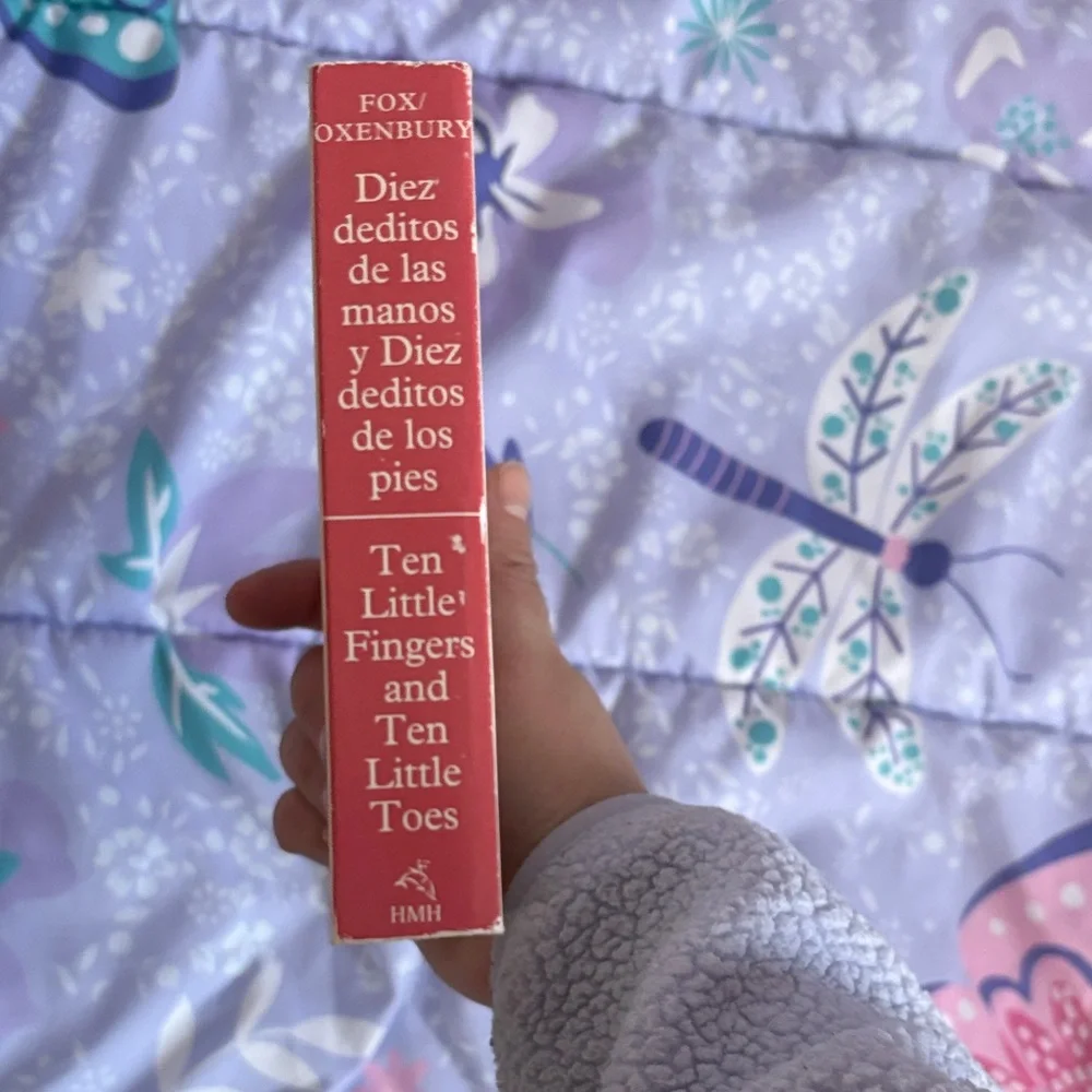 Ten Little Fingers and Ten Little Toes - Blue Cover Children's Board Book.